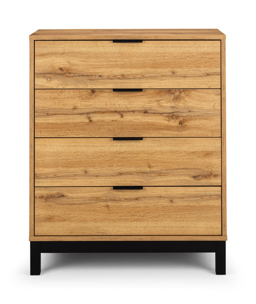 Blake 4 Drawer Chest – Oak - Luminex FurnitureChest of drawersBAL203