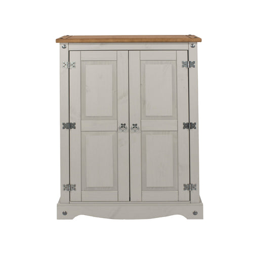 Corona Grey Sideboard 2 Door Cupboard Unit - LuminexFurnitureSideboardCRG922