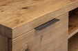 Charlotte TV Unit - Rustic Oak - Luminex Furniture