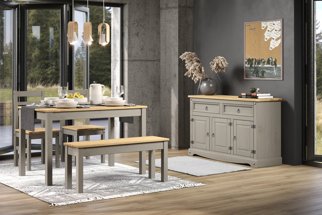 Linea Dining Table Grey 1500mm Rectangular