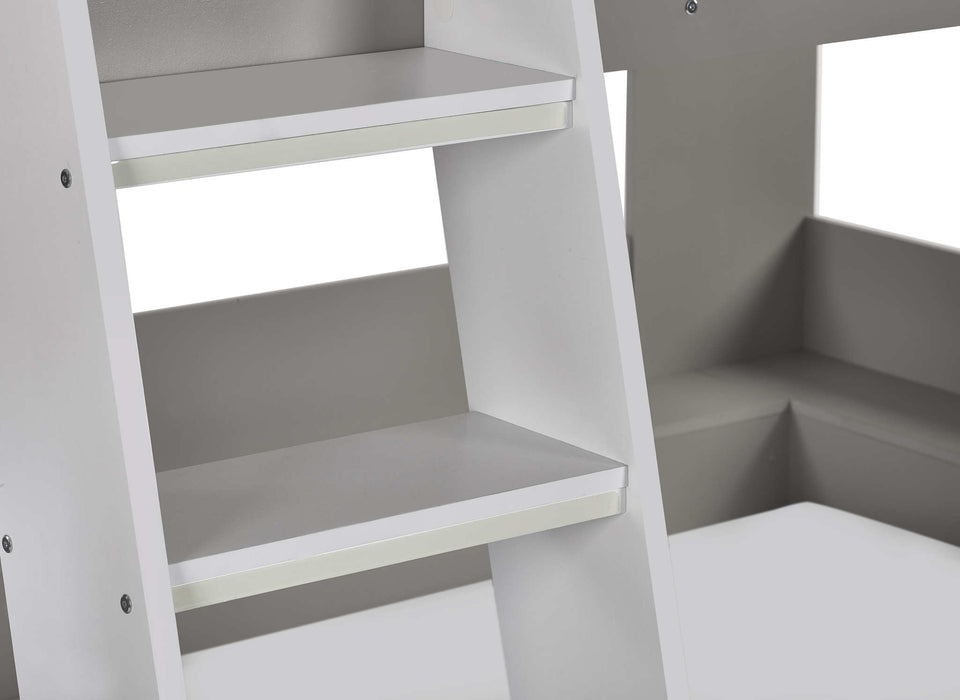 Polar Star Bunk Bed – Taupe & White Kids’ Bunk