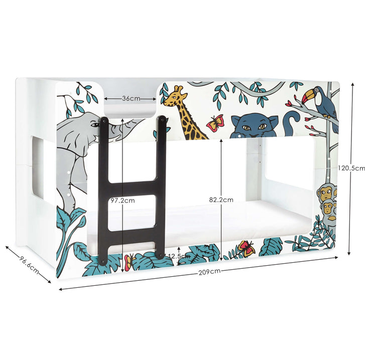 Saffron Safari Bunk Bed for Kids – Fun Themed Design