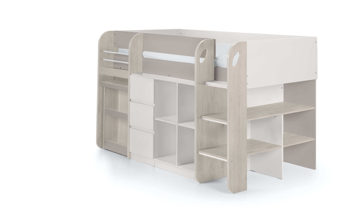 Stratford Mid Sleeper Bed with Storage – Taupe