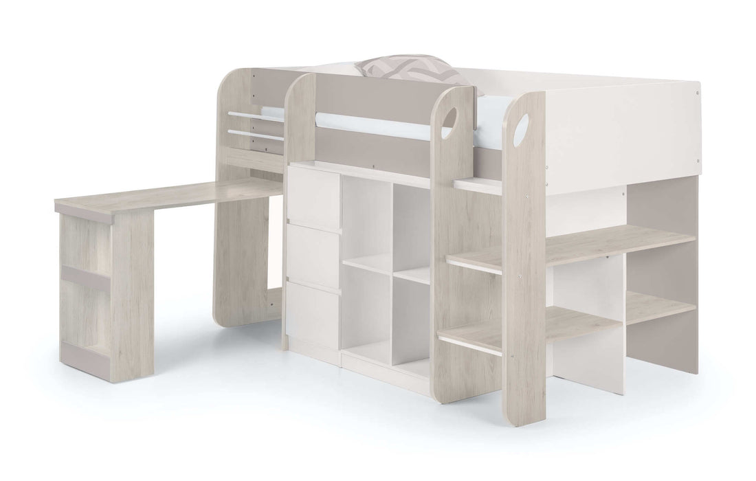 Stratford Mid Sleeper Bed with Storage – Taupe