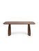 Adrienne Curved Leg Walnut Dining Table - Luminex FurnitureDining TableART001