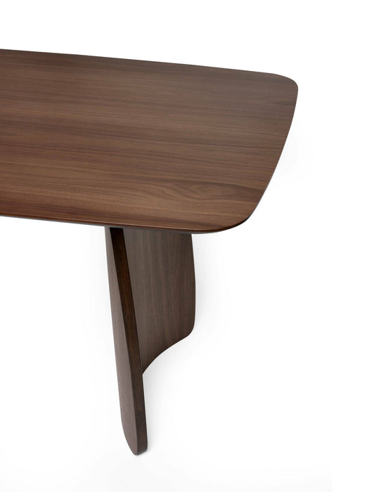 Adrienne Curved Leg Walnut Dining Table - Luminex FurnitureDining TableART001