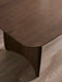 Adrienne Curved Leg Walnut Dining Table - Luminex FurnitureDining TableART001