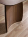 Adrienne Curved Leg Walnut Dining Table - Luminex FurnitureDining TableART001
