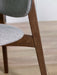 Adrienne Walnut and Grey Dining Chairs Set of 2 - Luminex FurnitureChairsART102
