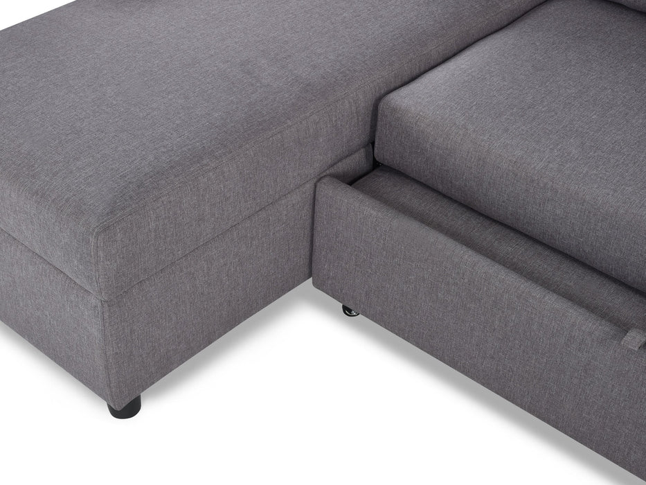 Agnes Sofa bed With Storage - Light Grey Linen - Luminex FurnitureSofa bedANG001