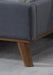 Albany Dark Grey Velvet Bed - Luminex FurnitureBedALBA46DGREY