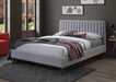 Albany Light Grey Velvet Bed - Luminex FurnitureBedALBA46LGREY