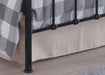 Alderley Black Metal Bed Frame - Luminex FurnitureBedALD4BK