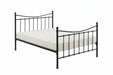 Alderley Black Metal Bed Frame - Luminex FurnitureBedALD4BK