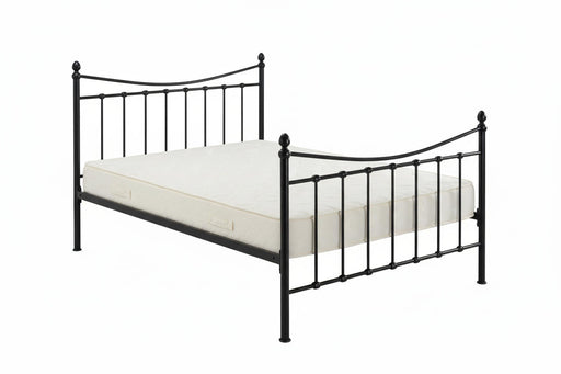 Alderley Black Metal Bed Frame - Luminex FurnitureBedALD4BK