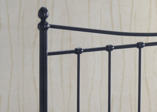 Alderley Black Metal Bed Frame - Luminex FurnitureBedALD4BK