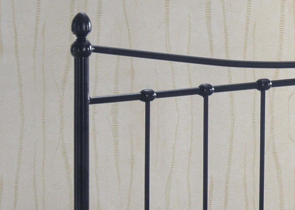 Alderley Black Metal Bed Frame - Luminex FurnitureBedALD4BK