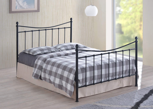 Alderley Black Metal Bed Frame - Luminex FurnitureBedALD4BK