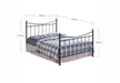 Alderley Black Metal Bed Frame - Luminex FurnitureBedALD4BK