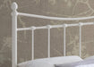 Alderley Ivory Metal Bed Frame - Luminex FurnitureBedALD4IV