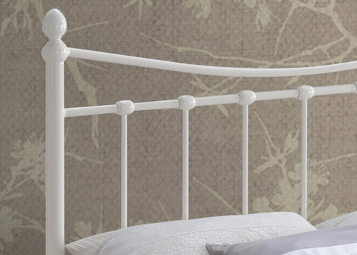 Alderley Ivory Metal Bed Frame - Luminex FurnitureBedALD4IV