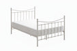 Alderley Ivory Metal Bed Frame - Luminex FurnitureBedALD4IV