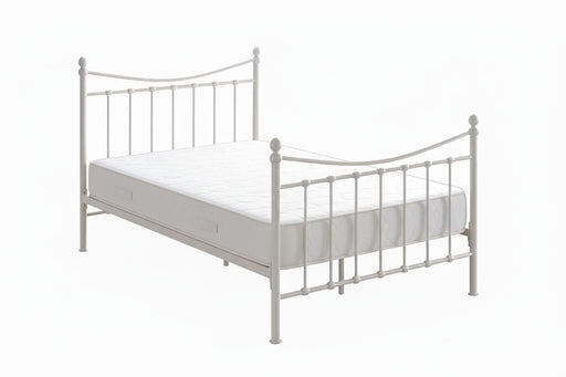 Alderley Ivory Metal Bed Frame - Luminex FurnitureBedALD4IV