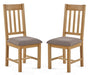 Alderon Oak Dining Chairs – Set of 2 - Luminex FurnitureChairsMAL203