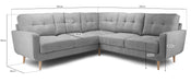Alessandra Grey Large Corner Sofa - Luminex FurnitureSofasaurora_sofa_grey_large_corner