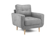 Alessandra Sofa Grey Armchair - Luminex FurnitureOccasional Chairsaurora_sofa_grey_armchair