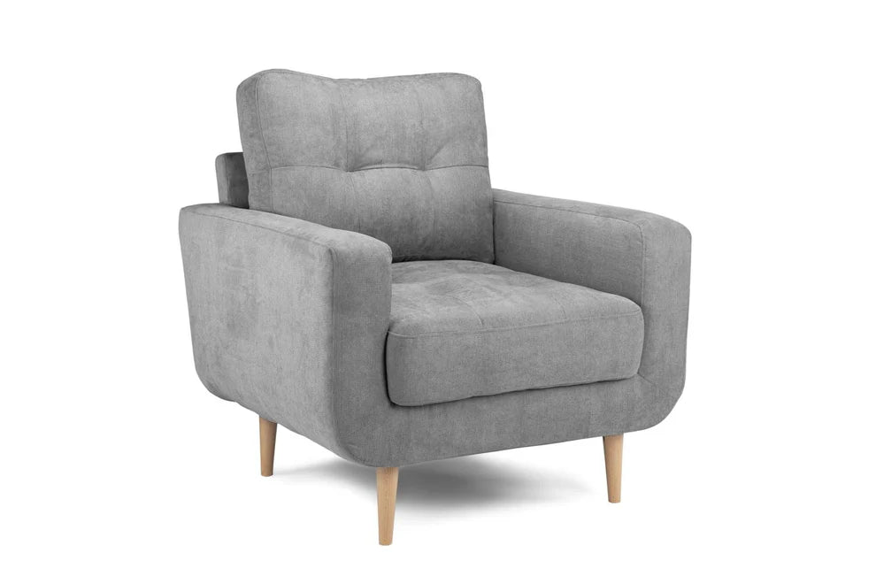 Alessandra Sofa Grey Armchair - Luminex FurnitureOccasional Chairsaurora_sofa_grey_armchair
