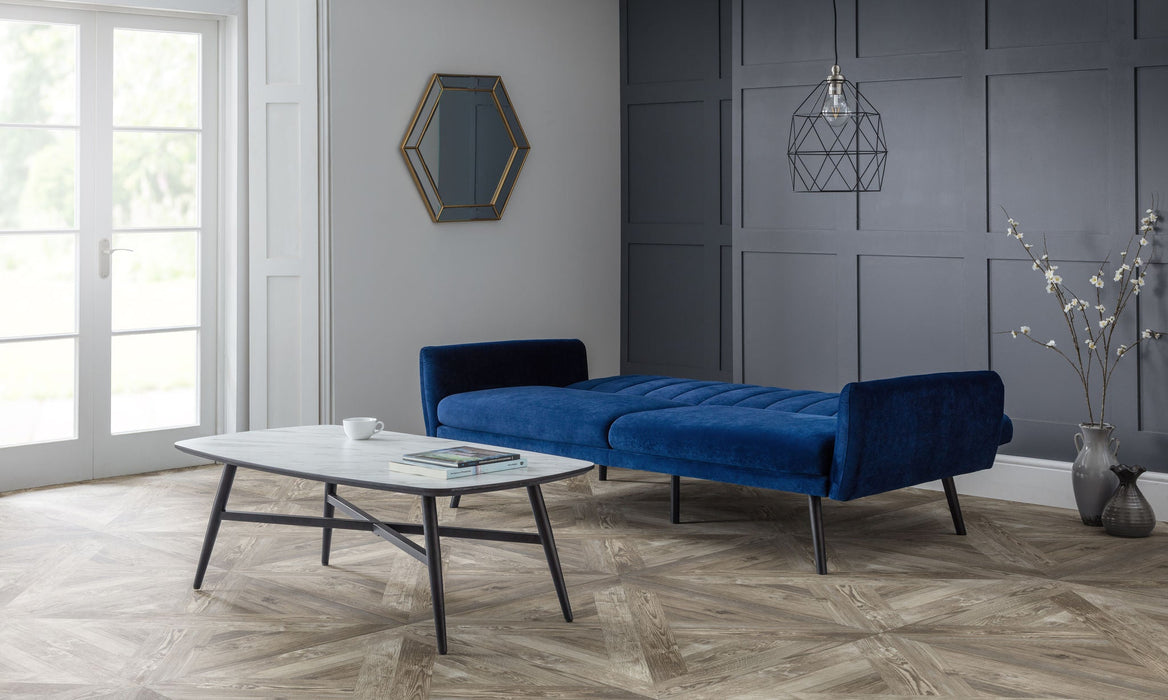 Alex Blue Velvet Sofa Bed - Luminex FurnitureSofa bedAFI001