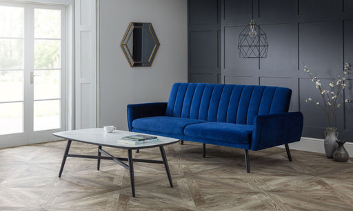 Alex Blue Velvet Sofa Bed - Luminex FurnitureSofa bedAFI001