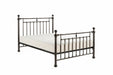 Alexander Black Nickel Metal Bed Frame - Luminex FurnitureBedALE46BLK