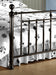 Alexander Black Nickel Metal Bed - Luminex FurnitureBedALE46BLK
