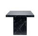 Allegra Black Marble Effect Dining Table - Luminex FurnitureDining TableROM002