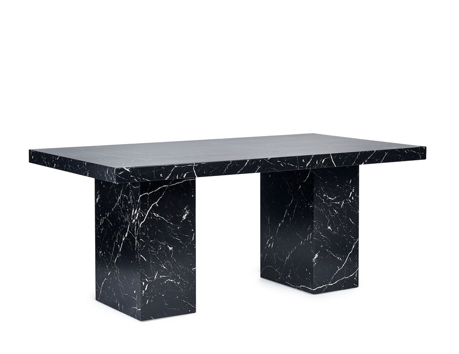 Allegra Black Marble Effect Dining Table - Luminex FurnitureDining TableROM002