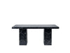 Allegra Black Marble Effect Dining Table - Luminex FurnitureDining TableROM002