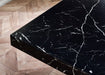 Allegra Black Marble Effect Dining Table - Luminex FurnitureDining TableROM002