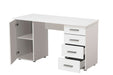 Alvara Matt White Desk with 4 Drawers - Luminex FurnitureDesk3038