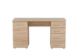 Alvara Oak Effect Desk with 4 Drawers - Luminex FurnitureDesk3039