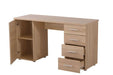 Alvara Oak Effect Desk with 4 Drawers - Luminex FurnitureDesk3039