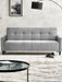 Amara 3 Seater Grey Linen Storage Sofa Bed - Luminex FurnitureSofa bedALF001