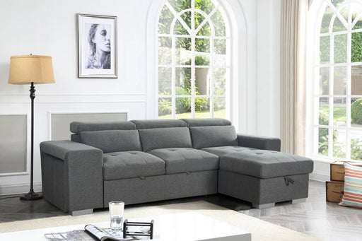 Ambrosia Grey Universal Corner Sofa Bed with Storage - Luminex FurnitureSofasartemis_grey_universal