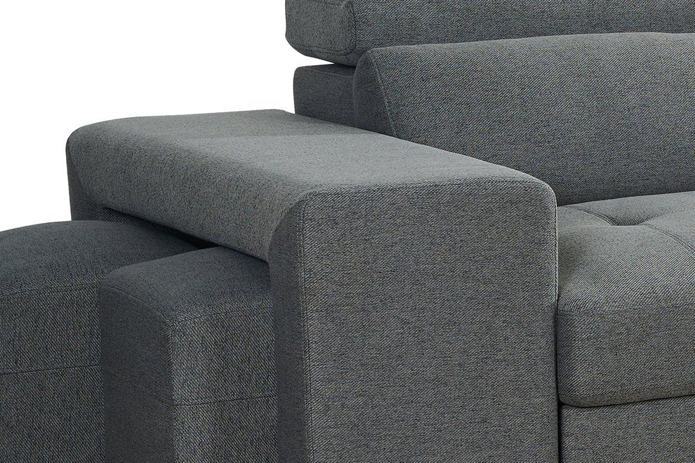 Ambrosia Grey Universal Corner Sofa Bed with Storage - Luminex FurnitureSofasartemis_grey_universal