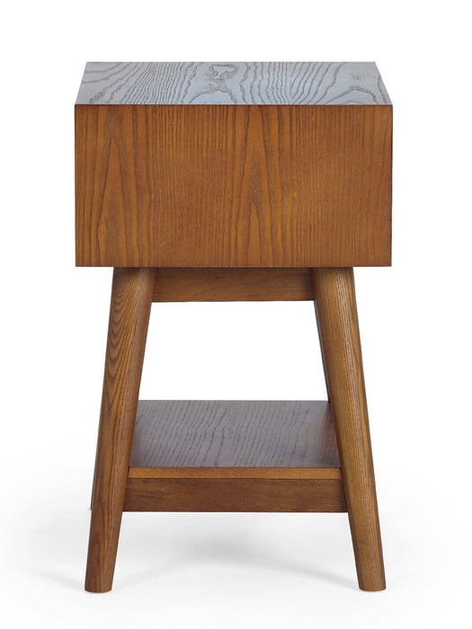 Amelie 1 - Drawer Side Table – Cherry Ash - Luminex FurnitureLamp TableLOW004