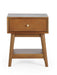 Amelie 1 - Drawer Side Table – Cherry Ash - Luminex FurnitureLamp TableLOW004