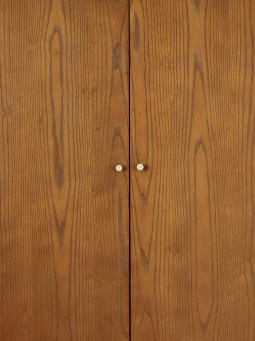 Amelie 2 Door 1 Drawer Wardrobe – Retro Cherry Ash - Luminex FurnitureWardrobeLOW055