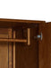 Amelie 2 Door 1 Drawer Wardrobe – Retro Cherry Ash - Luminex FurnitureWardrobeLOW055