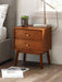 Amelie 2 Drawer Bedside in Cherry Ash - Luminex FurnitureBedside TableLOW051